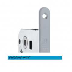 serrure magnétique 1 point porte bois chromé mat