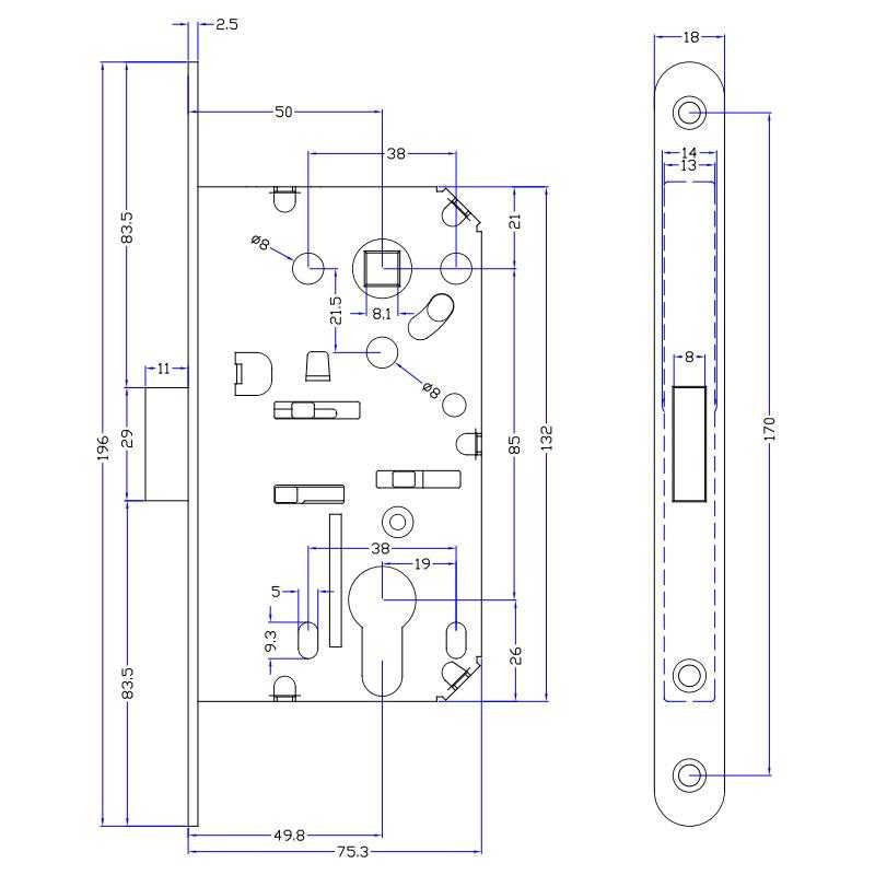 Capteur Magnétique, Interrupteur Reed, Métal, 31 Mm, NC, Hermétique, Fente 35 Mm, Portail, Garage AC6604