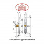 Serrure Prefer 6601 pour grille extensible Serrure Prefer 6601 pour grille extensible