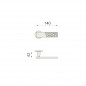 Aretè poignée de porte - DnD Martinelli Aretè poignée de porte - DnD Martinelli
