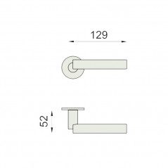 dimensions poignée de porte boole dnd martinelli