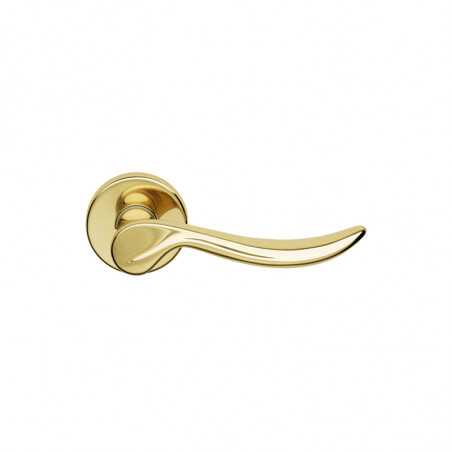 Poignée de porte classic dnd martinelli finition laiton brillant