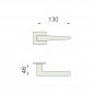 Cloe 02 Poignée de porte - DnD Martinelli Cloe 02 Poignée de porte - DnD Martinelli