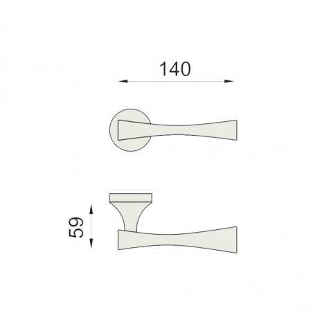 Fluke Poignée de porte - DnD Martinelli