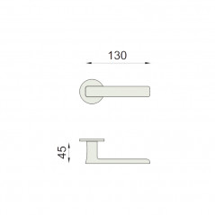 Fold Poignée de porte - DnD Martinelli