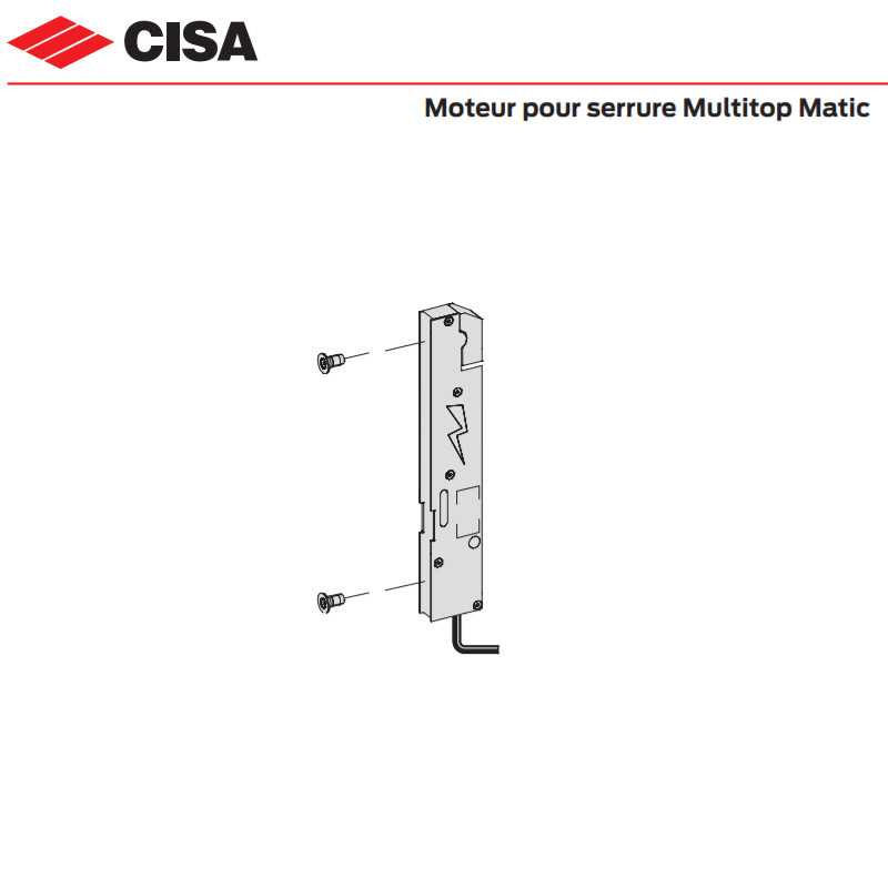 Moteur Cisa pour serrure multitop matic