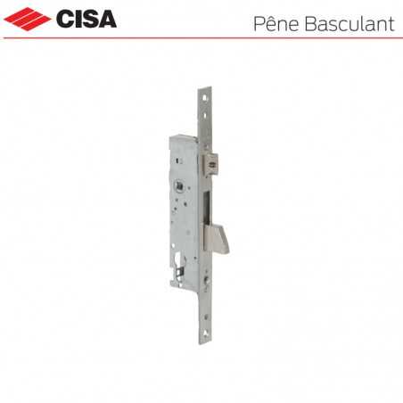 Serrure monopoint à larder Cisa 46215 1 pêne basculant
