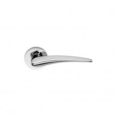 poignée de porte linear DnD Martinelli finition chromé brillant
