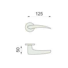 dimensions poignée de porte linear DnD Martinelli