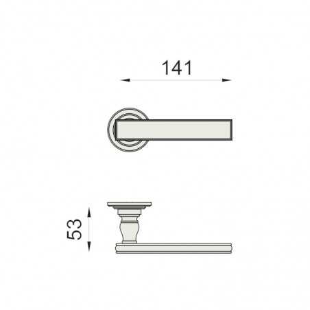 Lucrezia poignée de porte - DnD Martinelli