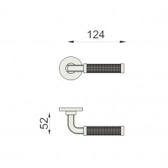 dimensions poignée de porte Mix DnD Martinelli