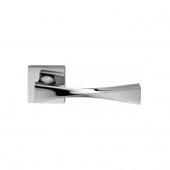 poignée de porte twist 02 DnD Martinelli finition chromé brillant