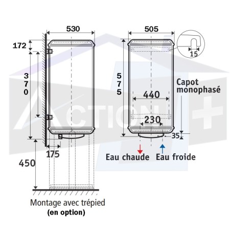 Titre : Ballon d'eau chaude Atlantic Chauffeo 150L NEUF sous emballage (réf 021116) - Bricolage