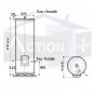 Chauffe eau électrique Atlantique Zénéo ACI Hybride Vertical au sol Chauffe eau électrique Atlantique Zénéo ACI Hybride Vertical au sol