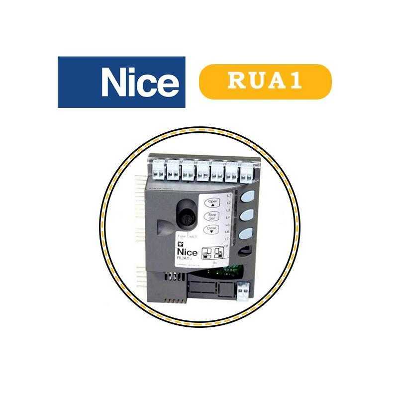 Logique de commande RUA1 Nice pour portail Logique de commande RUA1 Nice pour portail