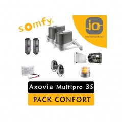 Pack motorisation Somfy Axovia Multipro 3S iO / 5m - 600 Kg