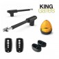 Pack vérin portail double battant Linear King Gates / 9m - 600Kg