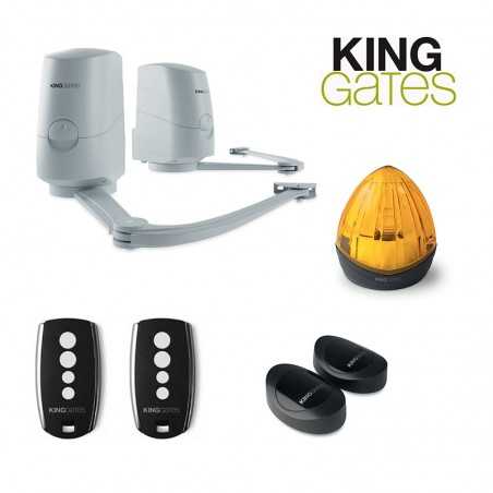 Pack motorisation King Gates Modus portail battant / 8,4m - 1000Kg