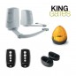 Pack motorisation King Gates Modus portail battant / 8,4m - 1000Kg Pack motorisation King Gates Modus portail battant / 8,4m - 1000Kg