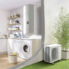 Chauffe eau thermodynamique Atalntic 200 litres Calypso PAC extérieure