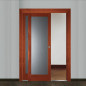 Contre châssis pour grandes pièces 2 portes 2 rails Contre châssis pour grandes pièces 2 portes 2 rails
