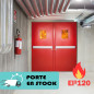 Porte métal 2 vantaux coupe feu 2 heures en stock