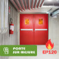 Porte métallique 2 vantaux égaux coupe feu 2 h sur mesure Porte métallique 2 vantaux égaux coupe feu 2 h sur mesure