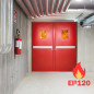 Porte métallique 2 vantaux égaux coupe feu 2 h sur mesure Porte métallique 2 vantaux égaux coupe feu 2 h sur mesure