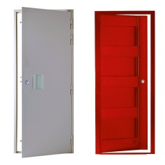 vue intérieure et extérieure porte blindée chronocave