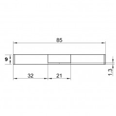 gâche acier gu e-11638-00-0-1