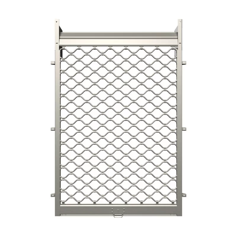 Grille métallique à enroulement