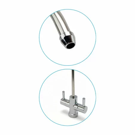 Robinet pour osmoseur et eau de ville