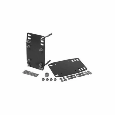 Platine de fixation pour pilier de portail irrégulier Somfy Axovia et Evolvia