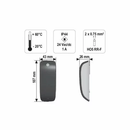 Cellules photoélectriques pour portail Somfy 2400939