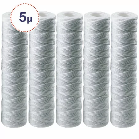Bobine de filtration pour eau 5 microns