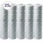 Lot de filtre à eau bobinée 25 microns 9 pouces 3/4 Lot de filtre à eau bobinée 25 microns 9 pouces 3/4
