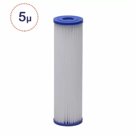 Filtre à eau plissé lavable 5 micron Aquapro