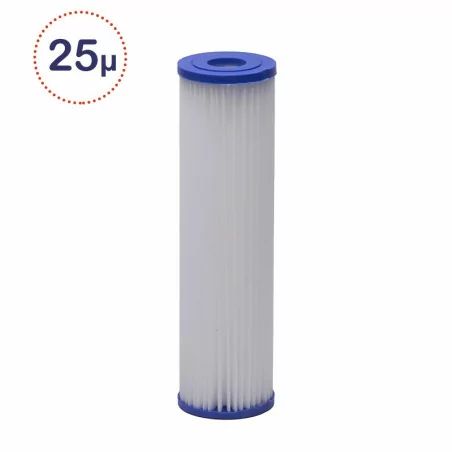 Cartouche filtrante plissée 25 micron