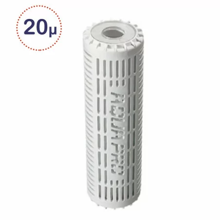 Filtre à eau Polyester Plissée 20 micron Aquapro