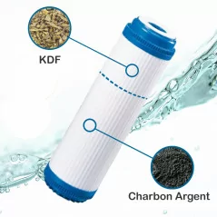 Dynam'Eco - Purificateur d'eau Dynamiseur - Filtre KDF inclus