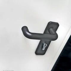 Poignée double béquille noir