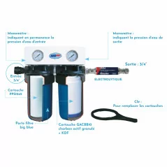Purificateur d'Eau Anti Calcaire Aquapro Ydrokalk KDF