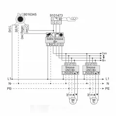 Branchement centrale Smoove IB + Somfy