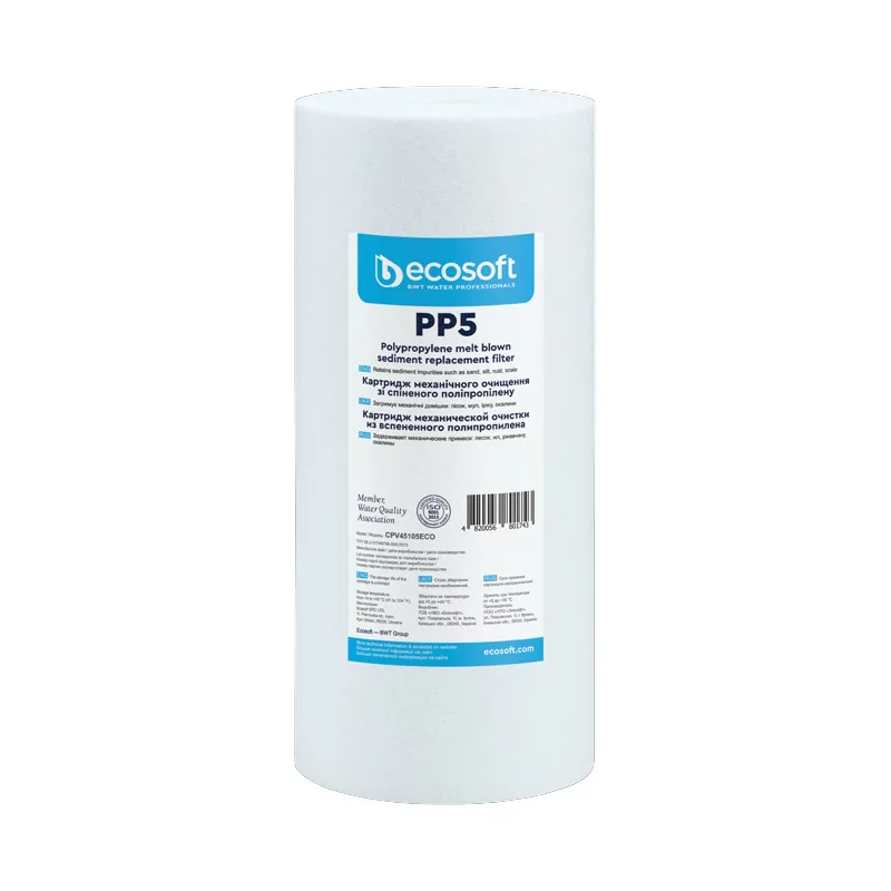 Filtre Ecosoft Big Blue 5 Micron 10 Pouces Filtre Ecosoft Big Blue 5 Micron 10 Pouces