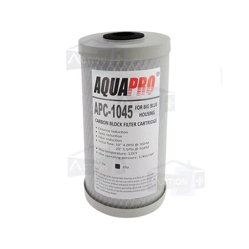Filtre Charbon Actif Big Blue Aquapro 10 Microns Filtre Charbon Actif Big Blue Aquapro 10 Microns