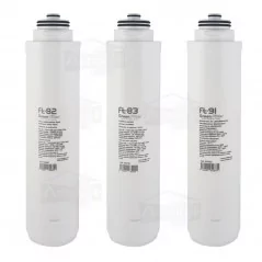 Lot de 3 Filtres à Eau pour Purificateur FT-Line
