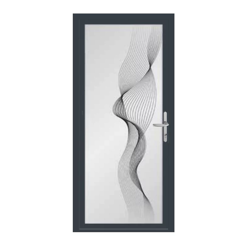 Porte d'entrée aluminium vitrée Alice SUN Porte d'entrée aluminium vitrée Alice SUN