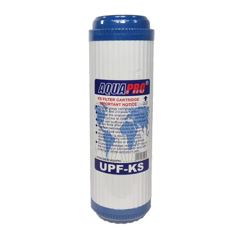 Filtre à Eau Métaux Lourd et Charbon Argent Filtre à Eau Métaux Lourd et Charbon Argent