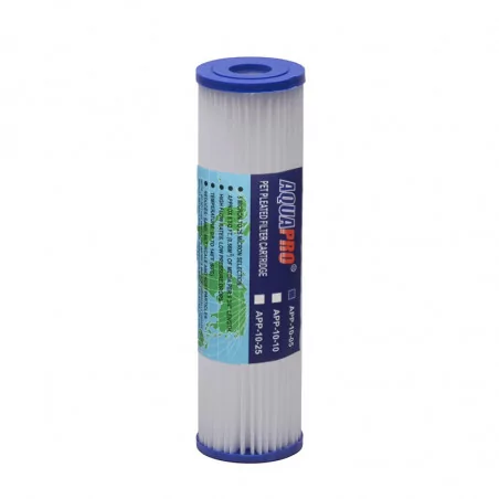Filtre à eau plissé lavable 5 micron Aquapro