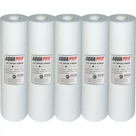 lot de 5 filtres à eau 10 microns